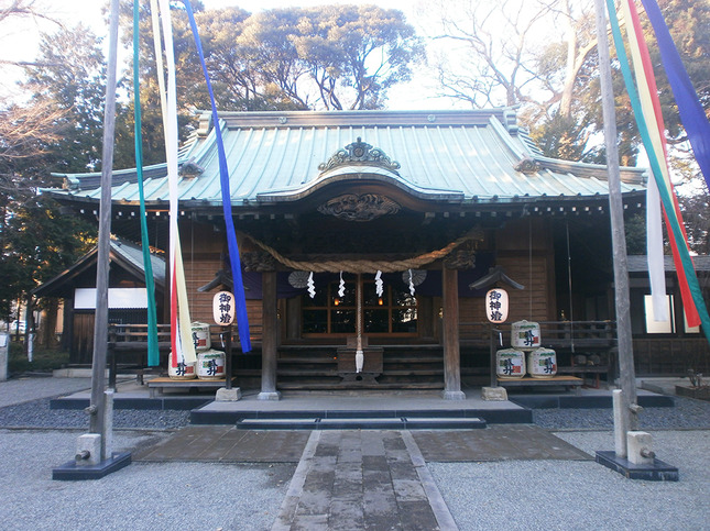 ”深見神社の外観”