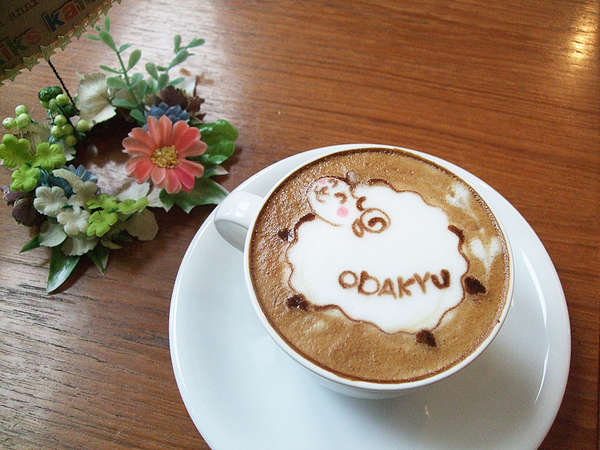 かわいい連発のラテアートが楽しめる「kiks kaffe」の画像