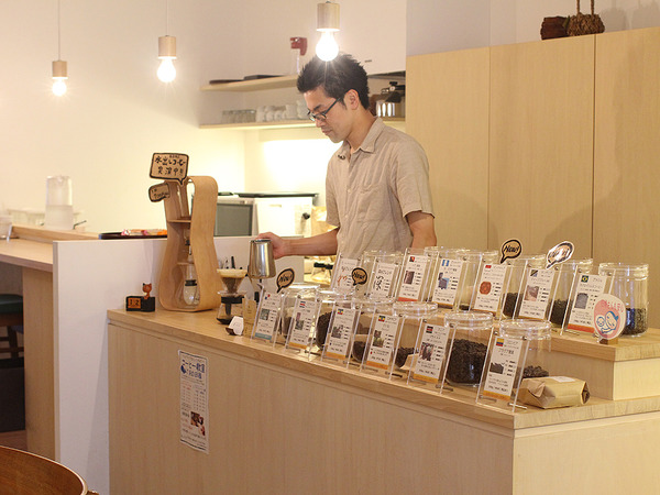 自家焙煎コーヒー豆の専門店の画像