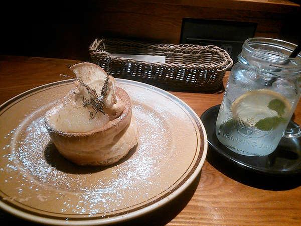 海老名たまごのパンケーキの画像