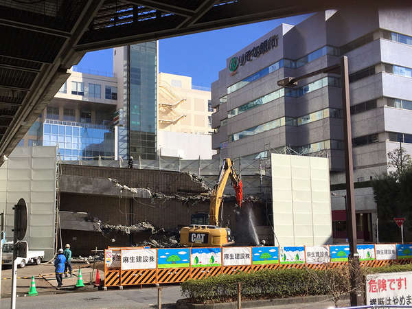 スロープ撤去で混雑緩和に期待の画像