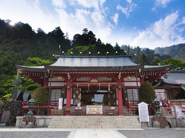 大山阿夫利神社の拝殿