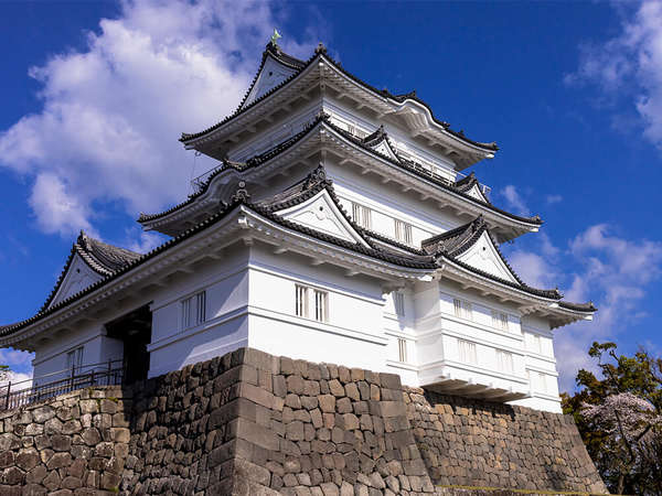 小田原城を眺めながらのんびりの画像