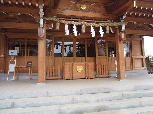 ”菅原神社の拝殿”