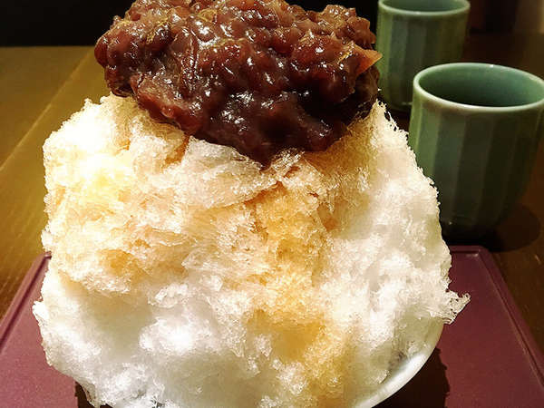 ほうじ茶のカキ氷の画像