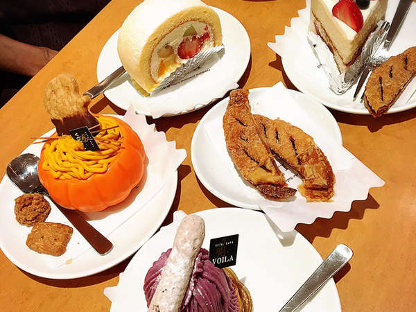 お気に入りのケーキを見つけたら即、食べれるの画像