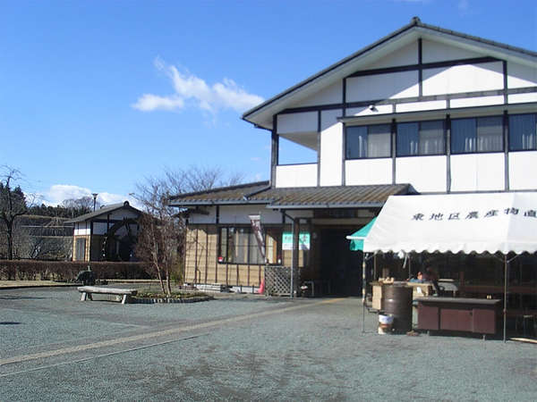 「伝承館」で伝統のキノコ蕎麦の画像
