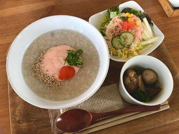 バリエーション豊かで満腹になるお粥♪の画像