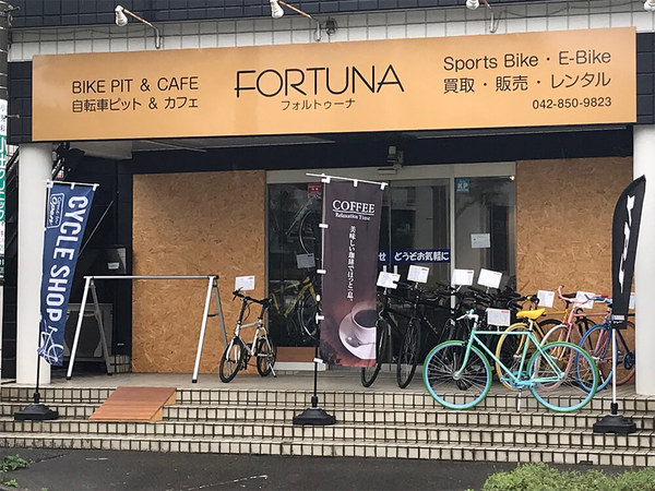 自転車好き集まれ！バイクスタンドやカフェも併設の画像