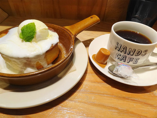 ふわふわの厚焼きパンケーキ