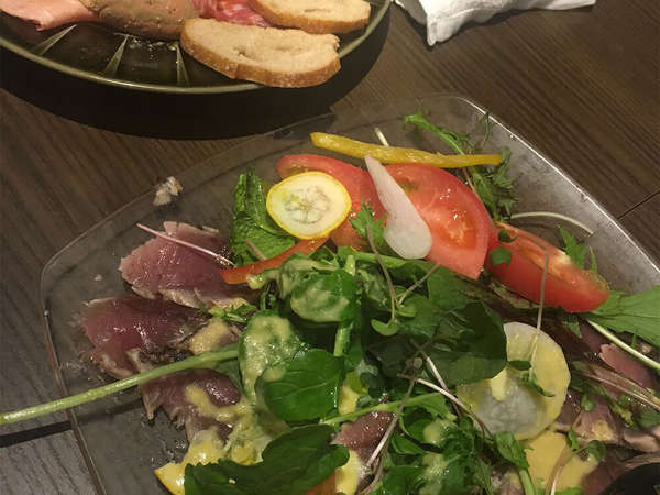 オシャレで美味しいご飯の画像