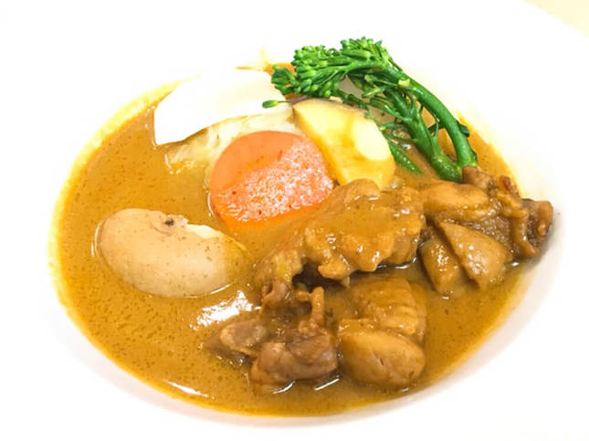 地産地消の野菜を使ったスープカレー