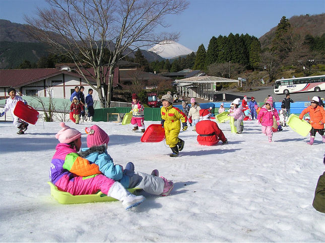 子どもが大好きな雪遊び広場が今年もオープン