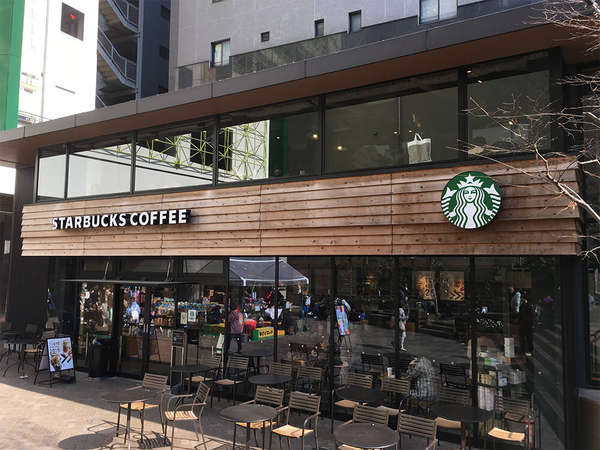 おなじみのコーヒーショップの画像