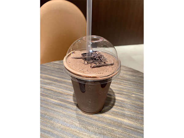 濃厚なチョコレートドリンクの画像