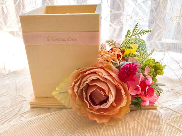 フラワーペン立て作り 花育 子供向けの画像