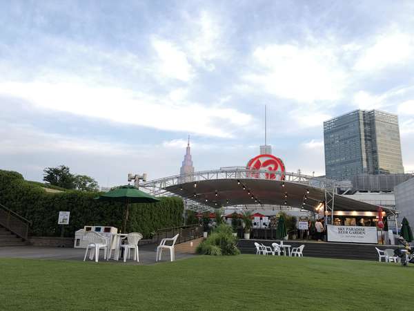  伊勢丹の屋上で夏のビアガーデン！の画像