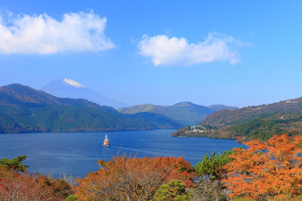 恩賜箱根公園で紅葉と富士山を楽しもう！の画像