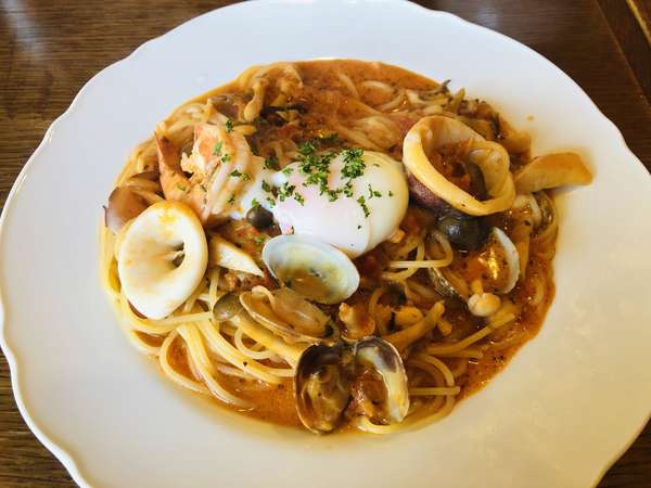 ボリューム満点！絶品パスタの画像