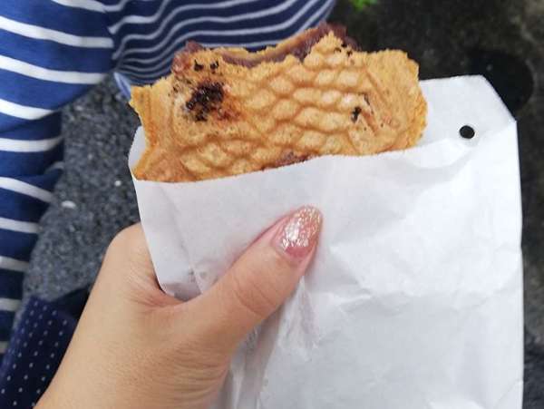 人気の老舗たい焼きやさんの画像