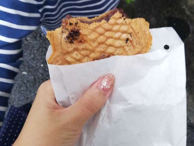 人気の老舗たい焼きやさん