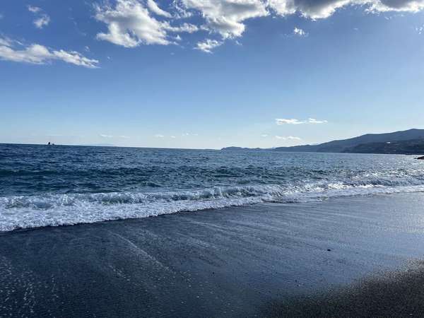 【小田原】御幸（みゆき）の浜で冬の海と空とグルメの画像