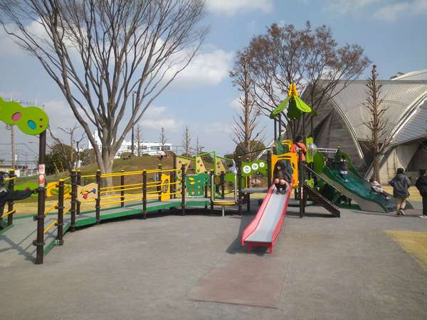 県内初のインクルーシブ公園の画像