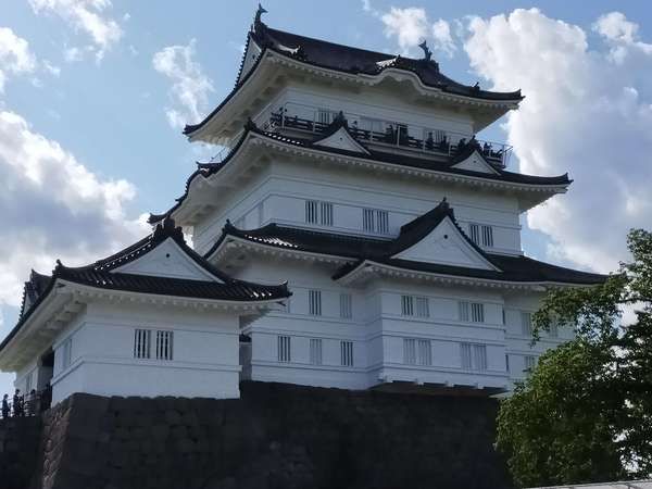新しくなった小田原城の画像