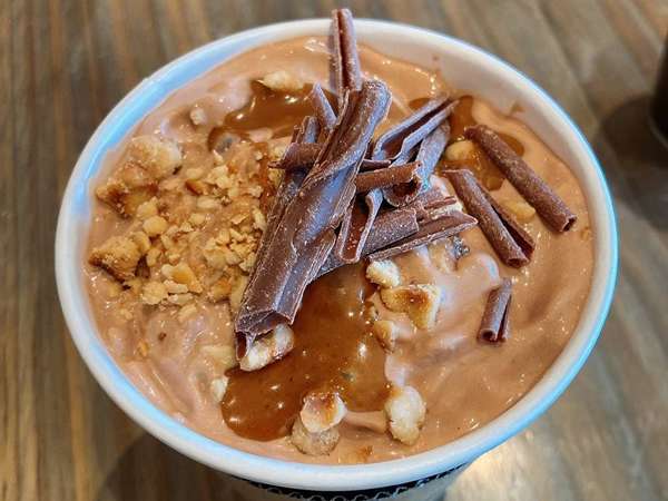 チョコレートドリンクでホッと一息の画像