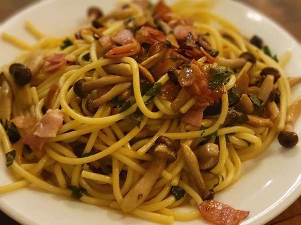 ボリューム満点もちもち太麺パスタの画像