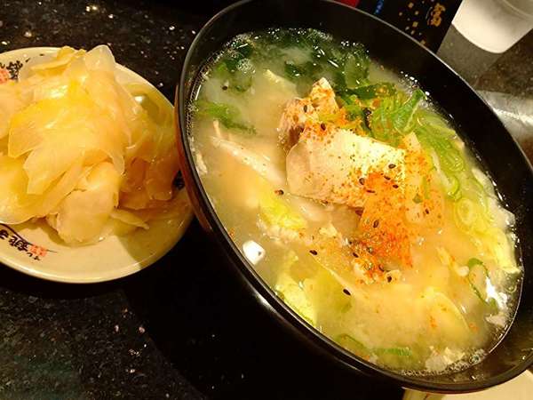ここのあら汁が大のお気に入り！の画像