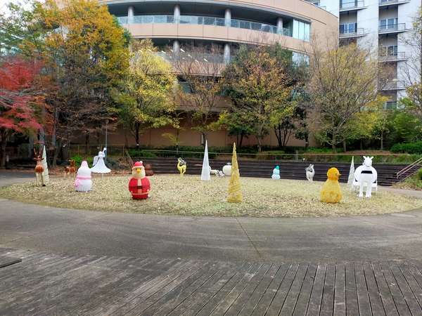 成育医療研究センターのクリスマスイルミネーションの画像