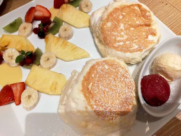 ふわっとろのパンケーキの画像