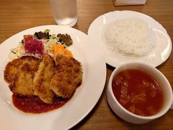 人気の洋食屋さんの画像