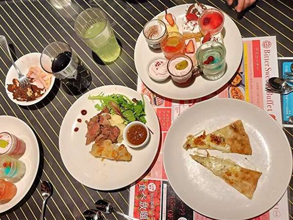 楽しい気分になれるスイーツバイキング！の画像
