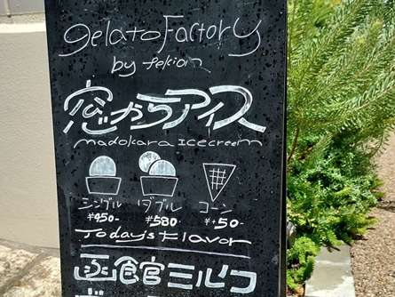 窓からアイス