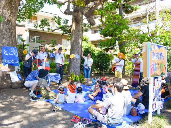お話し会にGSEおじさん登場！の画像