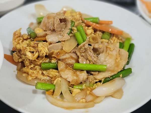 ご飯がすすむ豚肉とキクラゲの卵炒めの画像