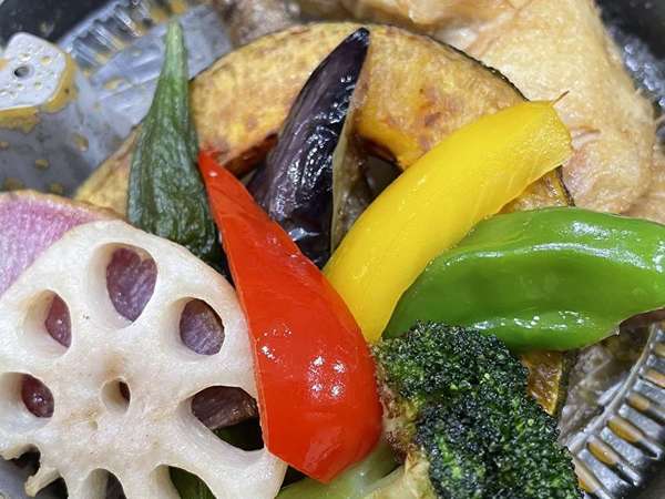 野菜たっぷりスープカレーの画像