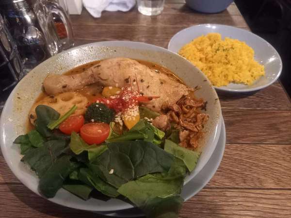 心も身体もぽかぽかになる絶品スープカレーの画像