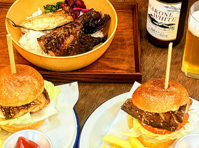 また行きたい!!干物屋さんのハンバーガー?!