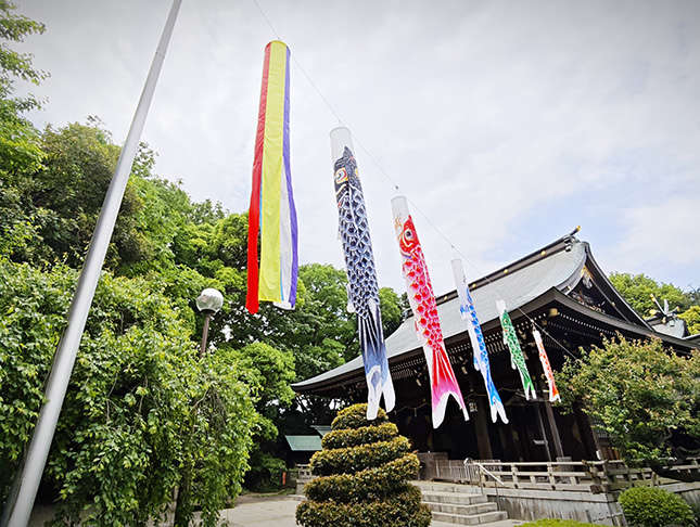 七つの神様が祀られている神社です