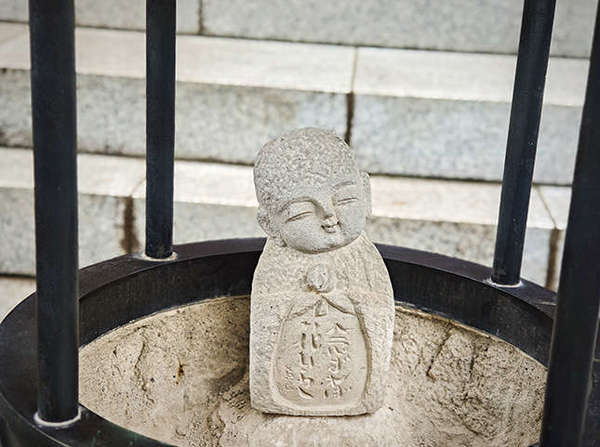 狛江の可愛らしいお地蔵さんの画像
