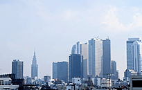 「新宿副都心」の超高層ビル群