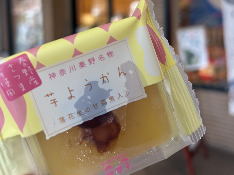 駅近で発見！秦野名物 芋ようかん