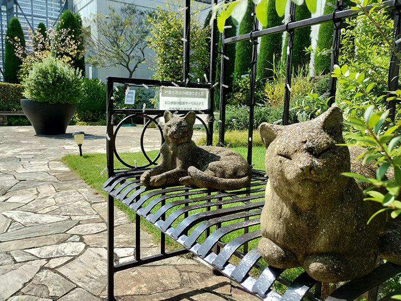 新宿マルイ本館の隠れスポット、屋上庭園Q-COUR