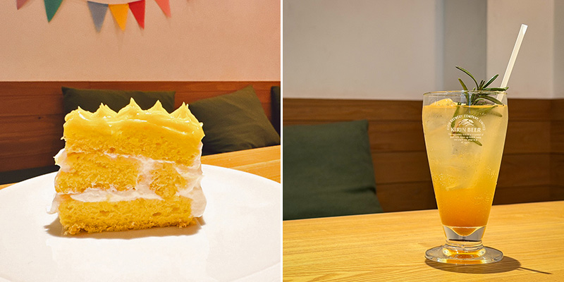 沿線の産品を使用したスペシャルメニュー