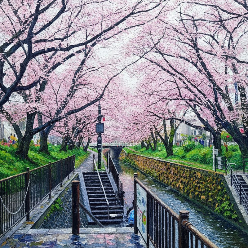 【桜ヶ丘・高座渋谷】引地川沿の千本桜／佐藤 潤一さん投稿