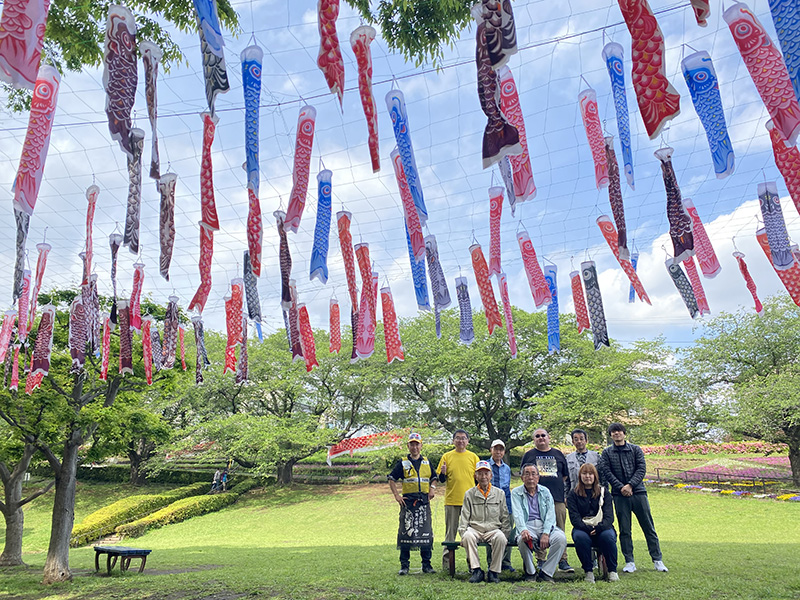 かにが沢鯉のぼり2026お披露目！