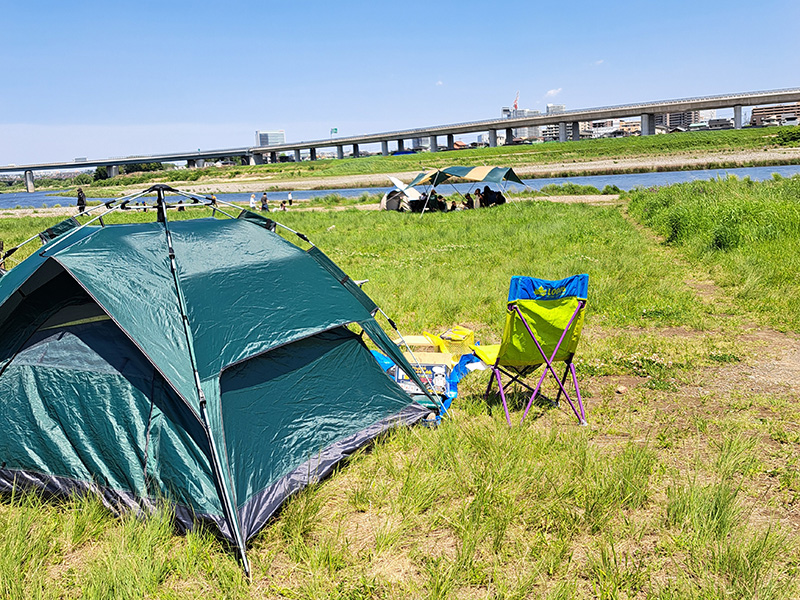 無料のBBQ広場